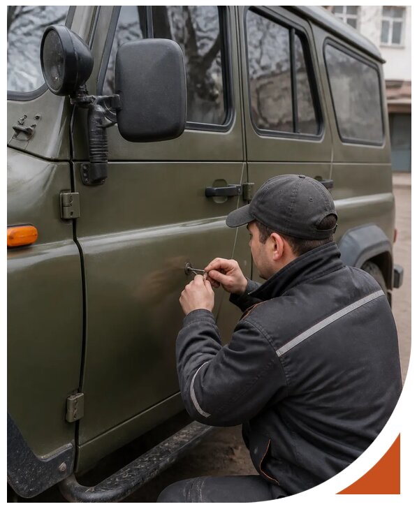 Профессиональное вскрытие автомобиля УАЗ без повреждений в Кимрах